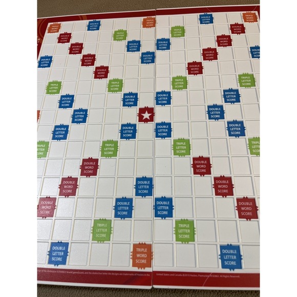 Scrabble Deluxe Edition Rotating Board. All Components Complete With All Letters - Picture 4 of 10